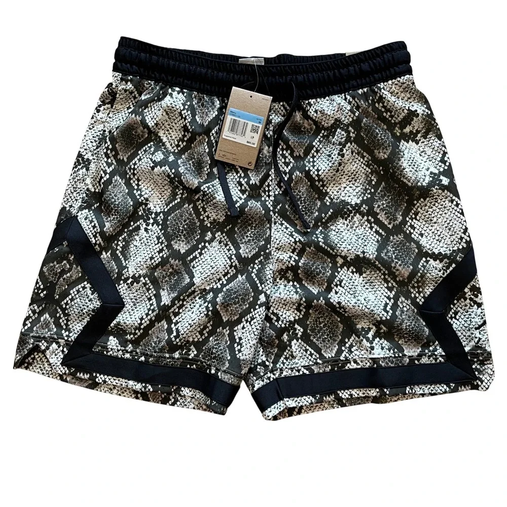 Jordan Sport Diamond Shorts Men Medium Snakeskin Print Basketball HF9907-133 NEW